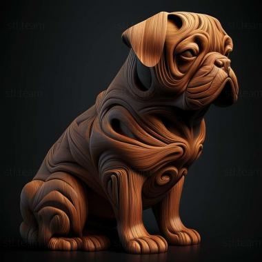 3D модель Собака Телома (STL)